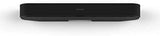 Sonos Beam Smart Soundbar, nero - Soundbar TV compatta per televisione e streaming musicale con WiFi, controllo vocale Alexa, Assistente Google e HDMI ARC - Altoparlante per musica e TV compatibile con AirPlay - EDV-Guru (Guru e.U.)