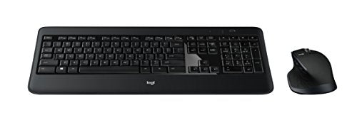Logitech MX900 Set tastiera e mouse wireless Premium, connessione a 2,4 GHz tramite ricevitore USB, mouse MX con funzione Easy-Switch, tasti retroilluminati, PC/laptop, layout QWERTY NL - Nero - EDV-Guru (Guru e.U.)