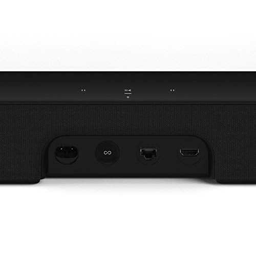 Sonos Beam Smart Soundbar, nero - Soundbar TV compatta per televisione e streaming musicale con WiFi, controllo vocale Alexa, Assistente Google e HDMI ARC - Altoparlante per musica e TV compatibile con AirPlay - EDV-Guru (Guru e.U.)