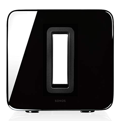 Sonos Sub, černý - Výkonný WLAN subwoofer pro dynamické a hluboké basy pro všechny reproduktory Sonos - Elegantní multiroom subwoofer pro prvotřídní zvuk - EDV-Guru (Guru e.U.)