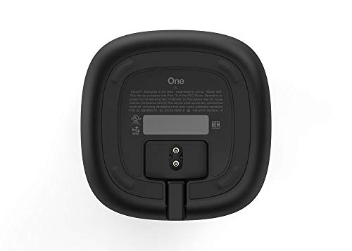 Sonos One SL nero - Altoparlante intelligente All-In-One (potente altoparlante WiFi con controllo app e AirPlay 2 - altoparlante multiroom per streaming musicale illimitato), senza controllo vocale - EDV-Guru (Guru e.U.)