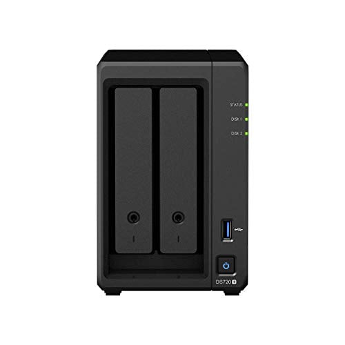 Stolní NAS systém Synology DS720+ 8TB 2 Bay, nainstalovaný s 2 x 4TB pevnými disky Seagate IronWolf – EDV-Guru (Guru e.U.)