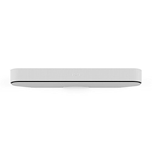 Sonos Beam Smart Soundbar, bianco - Soundbar TV compatta per televisione e streaming musicale con WiFi, controllo vocale Alexa, Assistente Google e HDMI ARC - Altoparlante per musica e TV compatibile con AirPlay - EDV-Guru (Guru e.U.)