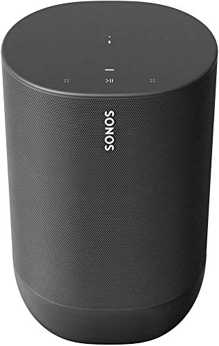 Sonos Move Smart Speaker (altoparlante WiFi e Bluetooth impermeabile con controllo vocale Alexa, Assistente Google e AirPlay 2 - carillon esterno wireless con batteria per streaming musicale) nero - EDV-Guru (Guru e.U.)