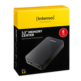 Disco rigido esterno Center Intenso 6031516 Memoria 8TB (8,9 cm (3,5 pollici), 5400 giri/min, cache 32MB, USB 3.0) nero - EDV-Guru (Guru e.U.)