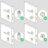 Nuki Smart Lock 3.0, serratura intelligente per accesso senza chiave senza conversione, serratura elettronica aggiornabile, certificata AV-TEST, bianco - EDV-Guru (Guru e.U.)
