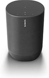 Sonos Move Smart Speaker (altoparlante WiFi e Bluetooth impermeabile con controllo vocale Alexa, Assistente Google e AirPlay 2 - carillon esterno wireless con batteria per streaming musicale) nero - EDV-Guru (Guru e.U.)