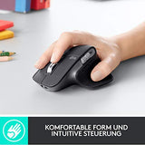 Bezdrátová myš Logitech MX Master 3, Bluetooth a 2,4 GHz připojení přes USB přijímač, senzor 4000 DPI, ultrarychlé rolování, pro všechny povrchy, 7 tlačítek, PC/Mac/iPadOS - světle šedá - EDV-Guru (Guru e.U.)