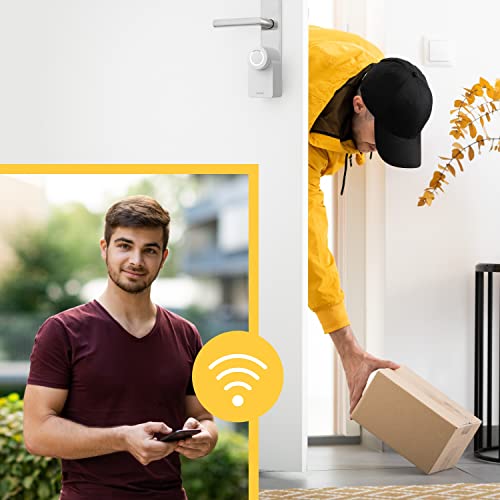 Nuki Bridge, WLAN Bridge, estensione per Smart Lock & Opener, consente la connessione WLAN, blocco della Smart Lock da remoto, estensione per Smart Lock, Alexa, HomeKit, Google, bianco - EDV-Guru (Guru e.U.)
