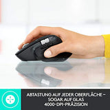 Bezdrátová myš Logitech MX Master 3, Bluetooth a 2,4 GHz připojení přes USB přijímač, senzor 4000 DPI, ultrarychlé rolování, pro všechny povrchy, 7 tlačítek, PC/Mac/iPadOS - světle šedá - EDV-Guru (Guru e.U.)