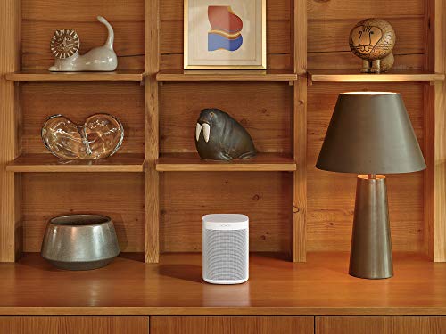 Sonos One SL All-In-One Smart Speaker (potente altoparlante WiFi con controllo app e AirPlay 2 - altoparlante multiroom per streaming musicale illimitato) bianco, senza controllo vocale - EDV-Guru (Guru e.U.)