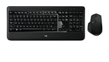 Logitech MX900 Set tastiera e mouse wireless Premium, connessione a 2,4 GHz tramite ricevitore USB, mouse MX con funzione Easy-Switch, tasti retroilluminati, PC/laptop, layout QWERTY NL - Nero - EDV-Guru (Guru e.U.)