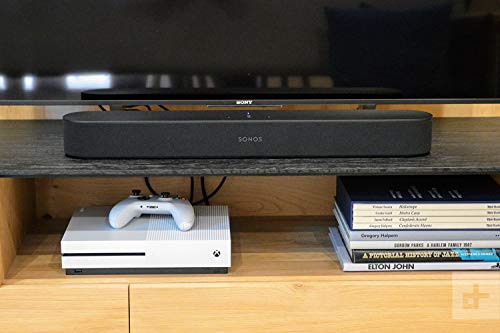 Sonos Beam Smart Soundbar, nero - Soundbar TV compatta per televisione e streaming musicale con WiFi, controllo vocale Alexa, Assistente Google e HDMI ARC - Altoparlante per musica e TV compatibile con AirPlay - EDV-Guru (Guru e.U.)