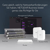 Switch LAN NETGEAR GS108GE Switch di rete a 8 porte (splitter LAN switch Gigabit plug-and-play, distributore LAN, hub Ethernet, alloggiamento in metallo senza ventola, garanzia a vita ProSAFE) - EDV-Guru (Guru e.U.)