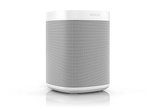 Set Sonos One Smart Speaker da 2 stanze, bianco / nero - Altoparlanti WiFi intelligenti con controllo vocale Alexa e AirPlay - Due altoparlanti multiroom per streaming musicale illimitato - EDV-Guru (Guru e.U.)