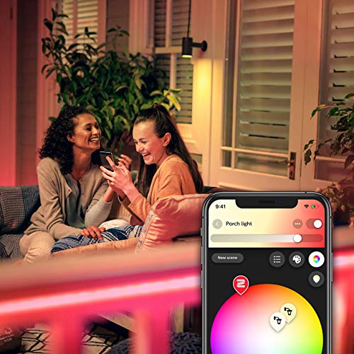 Philips Hue White & Col. Amb. Outdoor Lightstrip 5m, 1650 lm, dimmerabile, 16 milioni di colori, controllabile tramite app, compatibile con Amazon Alexa (Echo, Echo Dot) - EDV-Guru (Guru e.U.)