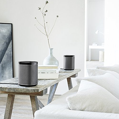 Sonos Play:1 Smart Speaker (altoparlante WLAN compatto e potente per streaming musicale illimitato - altoparlante multiroom resistente all'umidità) nero - EDV-Guru (Guru e.U.)