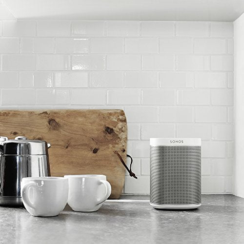 Sonos Play:1 Smart Speaker (altoparlante WiFi compatto e potente per streaming musicale illimitato - altoparlante multiroom resistente all'umidità) bianco - EDV-Guru (Guru e.U.)