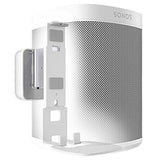 Supporto da parete per altoparlanti Vogels SOUND 4201 per Sonos One (SL) e Play:1, max. 5 kg, inclinabile -30°/+30°, girevole fino a 70° (sinistra/destra), bianco, 1 staffa - EDV-Guru (Guru e.U.)