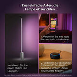 Philips Hue White & Col. Amb. Lampada da terra LED Signe, dimmerabile, 16 milioni di colori, controllabile tramite app, compatibile con Amazon Alexa (Echo, Echo Dot) - EDV-Guru (Guru e.U.)