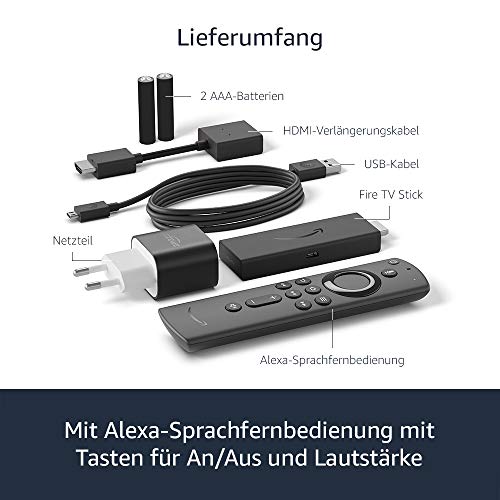 FireTVStick s Alexa Voice Remote (s ovládacími tlačítky TV) | HD streamovací zařízení – EDV-Guru (Guru e.U.)
