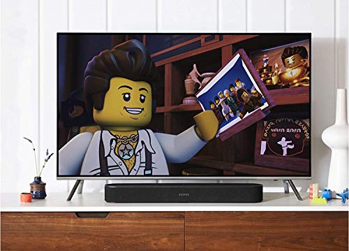 Sonos Beam Smart Soundbar, nero - Soundbar TV compatta per televisione e streaming musicale con WiFi, controllo vocale Alexa, Assistente Google e HDMI ARC - Altoparlante per musica e TV compatibile con AirPlay - EDV-Guru (Guru e.U.)