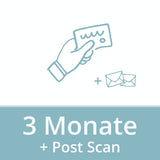 INDIRIZZO AZIENDALE + POST SCAN 3 mesi | 95 € al mese - EDV-Guru (Guru e.U.)