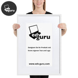 Poster incorniciato su carta opaca con bianco opaco / 50×70 cm