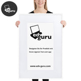 Poster incorniciato su carta opaca con bianco opaco / 61×91 cm