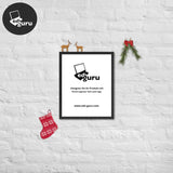 Poster incorniciato nero / 16×20