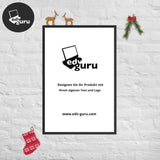 Poster incorniciato Nero / 24×36
