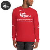 Maglia a maniche lunghe da uomo rossa / S