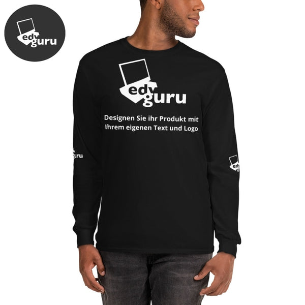 Maglia a maniche lunghe da uomo nera / S