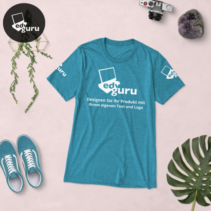 Tričko s krátkým rukávem Aqua Triblend / Xs