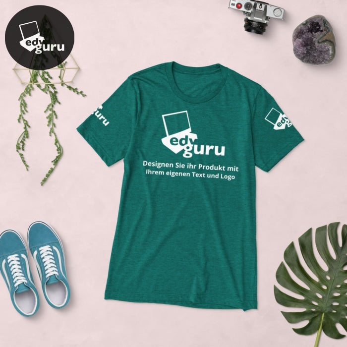 Tričko s krátkým rukávem Teal Triblend / Xs