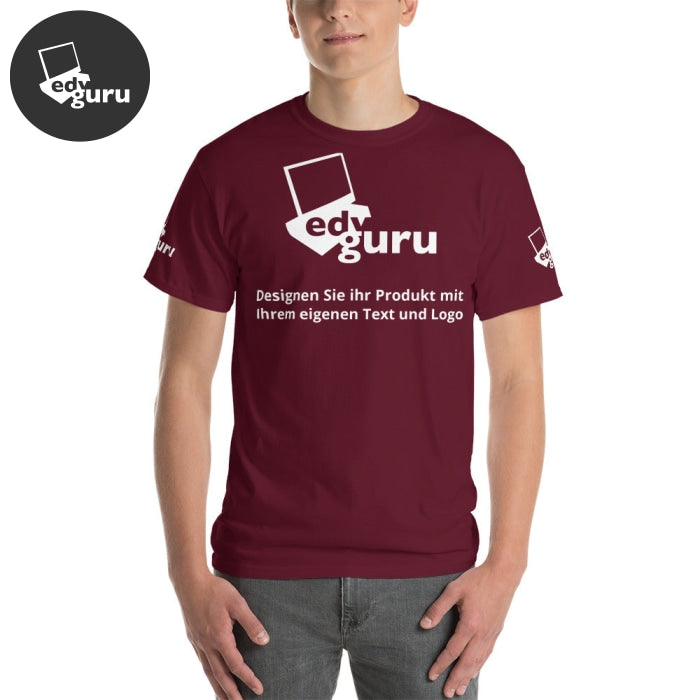 Tričko s krátkým rukávem Maroon / S