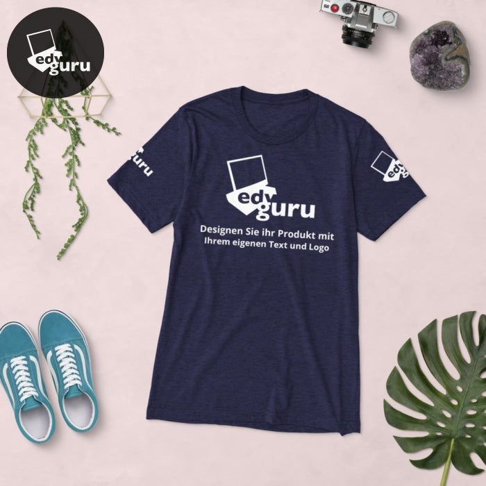 Tričko s krátkým rukávem Navy Triblend / Xs