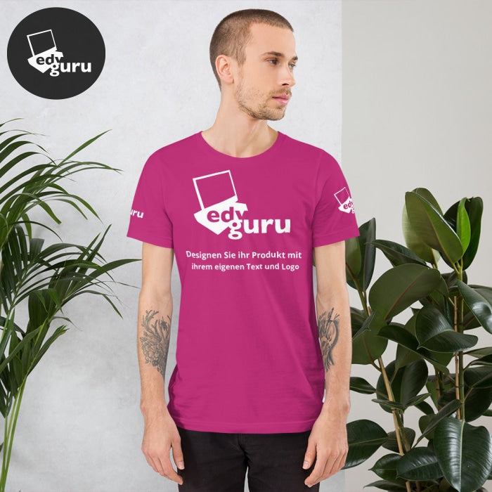 T-shirt unisex a maniche corte berry / S