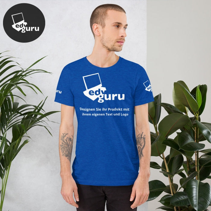 T-shirt unisex a maniche corte Heather True Royal / S