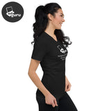 T-shirt unisex a maniche corte con scollo a V