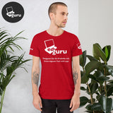 T-shirt unisex a maniche corte rossa / Xs