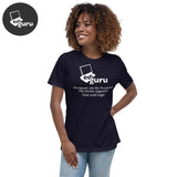T-shirt ampia da donna Navy / S
