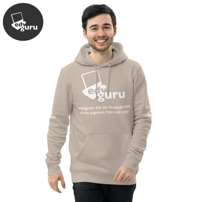 Felpa unisex ecologica con cappuccio
