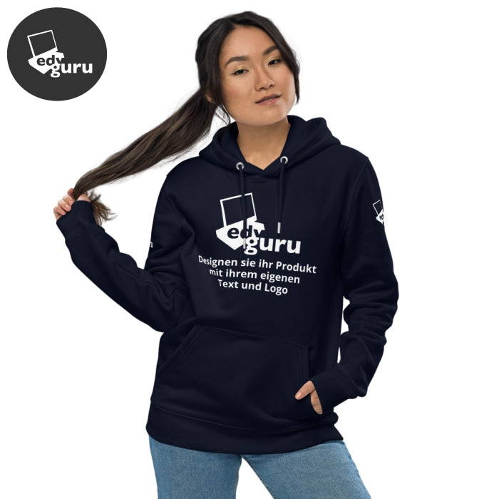 Felpa unisex ecologica con cappuccio
