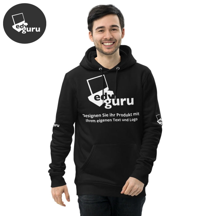 Felpa unisex ecologica con cappuccio