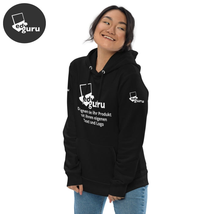 Felpa unisex ecologica con cappuccio