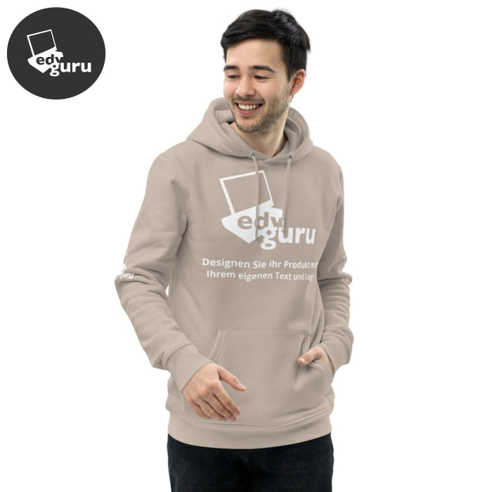 Felpa unisex ecologica con cappuccio