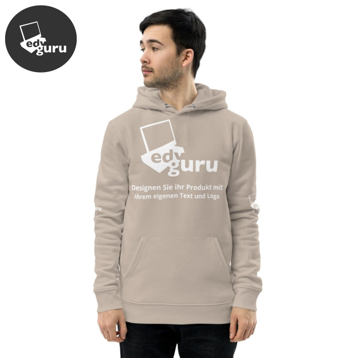 Felpa unisex ecologica con cappuccio Desert Dust / S