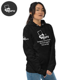 Felpa con cappuccio unisex ecologica Nera/S