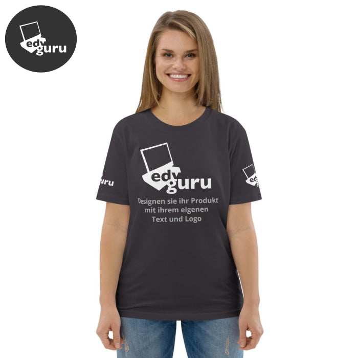 T-shirt unisex in cotone biologico Antracite / S